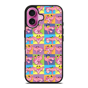 PINK PANTHER CARTOON FACE iPhone 16 Plus Case Cover