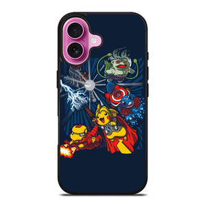 POKEMON AVENGERS CUTE iPhone 16 Plus Case Cover POKEMON AVENGERS CUTE iPhone 16 Plus Case Cover