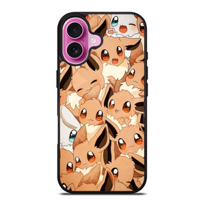POKEMON EEVEE CUTE COLLAGE iPhone 16 Plus Case Cover POKEMON EEVEE CUTE COLLAGE iPhone 16 Plus Case Cover
