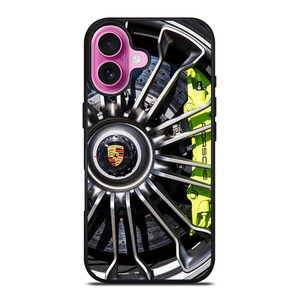 PORSCHE CAR ICON WHEEL LOGO iPhone 16 Plus Case Cover