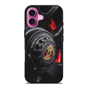PORSCHE CAR LOGO WHEEL ICON iPhone 16 Plus Case Cover
