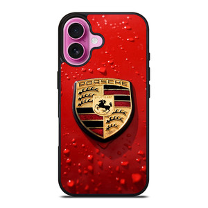 PORSCHE LOGO EMBLEM iPhone 16 Plus Case Cover PORSCHE LOGO EMBLEM iPhone 16 Plus Case Cover