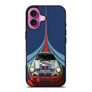 PORSCHE MARTINI RACING CAR LOGO 46 iPhone 16 Plus Case Cover