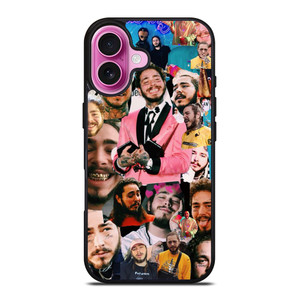 POST MALONE RAPPER COLLAGE iPhone 16 Plus Case Cover