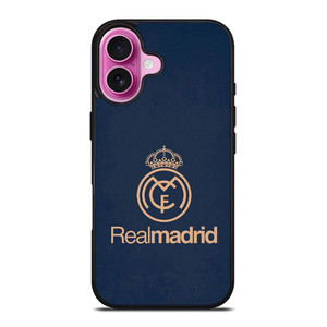 REAL MADRID ELEGANT LOGO iPhone 16 Plus Case Cover