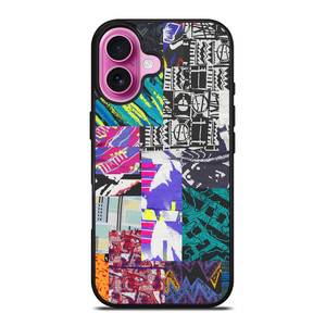 RETRO NIKE PRINT AND PATTERN iPhone 16 Plus Case Cover