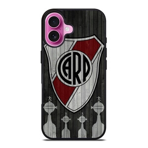 RIVER PLATE EL MAS GRANDE WOODEN LOGO iPhone 16 Plus Case Cover RIVER PLATE EL MAS GRANDE WOODEN LOGO iPhone 16 Plus Case Cover