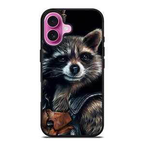 ROCKET RACCOON SMUDGE ART iPhone 16 Plus Case Cover
