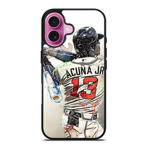 RONALD ACUNA JR 13 ATLANTA BRAVES iPhone 16 Plus Case Cover RONALD ACUNA JR 13 ATLANTA BRAVES iPhone 16 Plus Case Cover