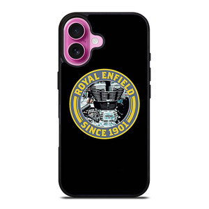 ROYAL ENFIELD ENGINE BADGE iPhone 16 Plus Case Cover ROYAL ENFIELD ENGINE BADGE iPhone 16 Plus Case Cover