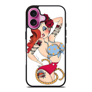 SAILOR JERRY TATTOO JESSICA RABBIT iPhone 16 Plus Case Cover