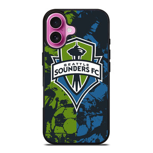 SEATTLE SOUNDERS FC ART iPhone 16 Plus Case Cover SEATTLE SOUNDERS FC ART iPhone 16 Plus Case Cover