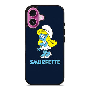 SMURFETTE SMURF GIRL CARTOON iPhone 16 Plus Case Cover