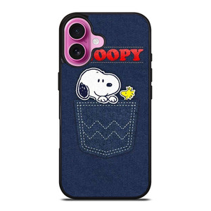 SNOOPY IN POCKET CARTOON iPhone 16 Plus Case Cover SNOOPY IN POCKET CARTOON iPhone 16 Plus Case Cover