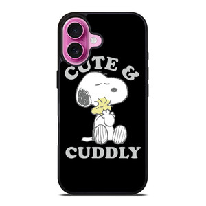 SNOOPY THE PEANUTS CUTE AND CUDDLY iPhone 16 Plus Case Cover