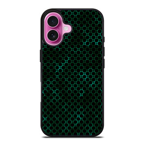 STYLISH HEXAGONAL GREEN PATTERN iPhone 16 Plus Case Cover STYLISH HEXAGONAL GREEN PATTERN iPhone 16 Plus Case Cover