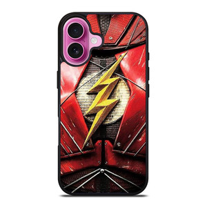 THE FLASH SUIT ARMOR LOGO iPhone 16 Plus Case Cover THE FLASH SUIT ARMOR LOGO iPhone 16 Plus Case Cover