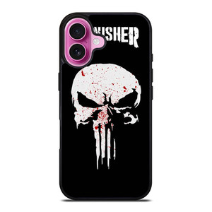 THE PUNISHER MARVEL LOGO iPhone 16 Plus Case Cover THE PUNISHER MARVEL LOGO iPhone 16 Plus Case Cover