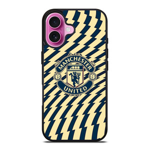 THE RED DEVILS FOOTBALL CLUB MANCHESTER UNITED FC LOGO iPhone 16 Plus Case Cover
