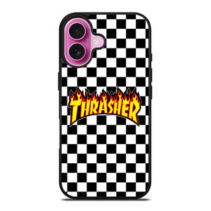 THRASHER CHECKERBOARD iPhone 16 Plus Case Cover THRASHER CHECKERBOARD iPhone 16 Plus Case Cover