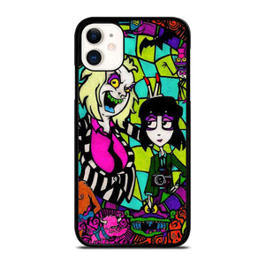 BEETLEJUICE TIM BURTON CARTOON  GLASS iPhone 11 Case Cover