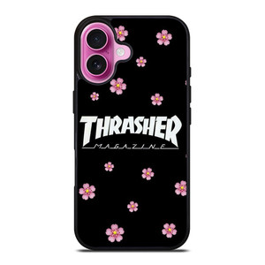 THRASHER SAKURA FLOWER iPhone 16 Plus Case Cover THRASHER SAKURA FLOWER iPhone 16 Plus Case Cover