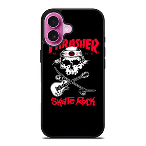THRASHER SKATEBOARD MAGAZINE SKULL iPhone 16 Plus Case Cover THRASHER SKATEBOARD MAGAZINE SKULL iPhone 16 Plus Case Cover