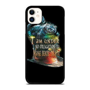 CHESHIRE CAT QUOTE ALICE IN WONDERLAND iPhone 11 Case Cover