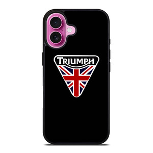 TRIUMPH BRITISH MOTORCYCLE iPhone 16 Plus Case Cover TRIUMPH BRITISH MOTORCYCLE iPhone 16 Plus Case Cover