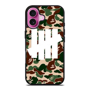 UNDEFEATED BAPE CAMO iPhone 16 Plus Case Cover