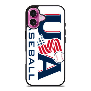 UNITED STATES BASEBALL LOGO iPhone 16 Plus Case Cover