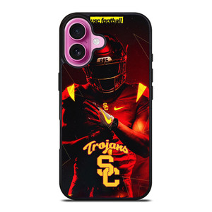 USC FOOTBALL TROJANS LOGO iPhone 16 Plus Case Cover