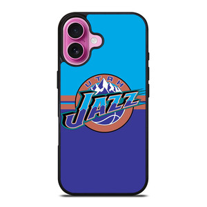 UTAH JAZZ BASKETBALL LOGO iPhone 16 Plus Case Cover