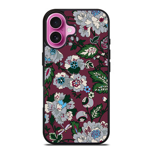 VERA BRADLEY BORDEAUX BLOOMS iPhone 16 Plus Case Cover