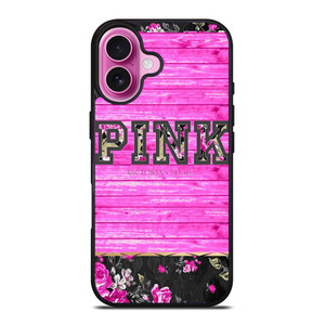 VICTORIA'S SECRET PINK FLORAL iPhone 16 Plus Case Cover