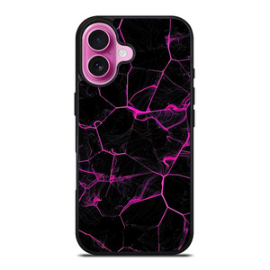 VIOLET ABSTRACT SMOKED GRID iPhone 16 Plus Case Cover