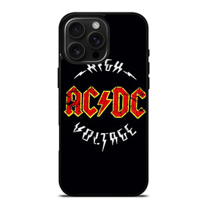 ACDC AC DC BAND HIGH VOLTAGE iPhone 16 Pro Max Case Cover