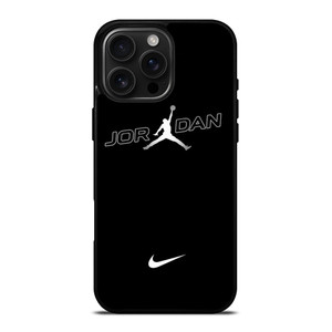 AIR JORDAN NIKE BLACK WHITE iPhone 16 Pro Max Case Cover AIR JORDAN NIKE BLACK WHITE iPhone 16 Pro Max Case Cover