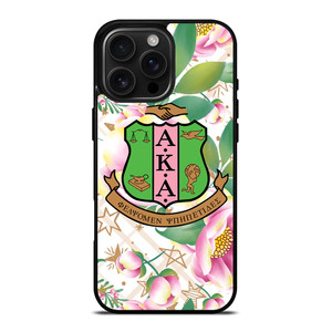 AKA PINK AND GREEN FLOWER LOGO iPhone 16 Pro Max Case Cover AKA PINK AND GREEN FLOWER LOGO iPhone 16 Pro Max Case Cover