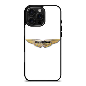 ASTON MARTIN CAR GOLD LOGO iPhone 16 Pro Max Case Cover