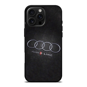 AUDI S LINE LOGO CAR ICON iPhone 16 Pro Max Case Cover AUDI S LINE LOGO CAR ICON iPhone 16 Pro Max Case Cover