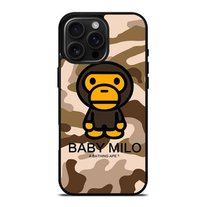 BABY MILO CAMO BAPE BATHING APE iPhone 16 Pro Max Case Cover BABY MILO CAMO BAPE BATHING APE iPhone 16 Pro Max Case Cover