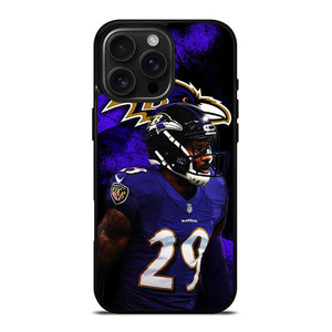 BALTIMORE RAVENS MARLON HUMPHREY 29 NFL iPhone 16 Pro Max Case Cover