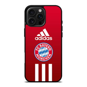 BAYERN MUNCHEN FC ADIDAS STRIPES iPhone 16 Pro Max Case Cover