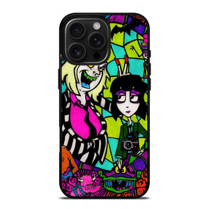 BEETLEJUICE TIM BURTON CARTOON GLASS iPhone 16 Pro Max Case Cover
