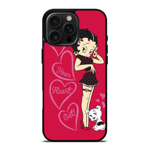 BETTY BOOP EAT YOUR HEART iPhone 16 Pro Max Case Cover