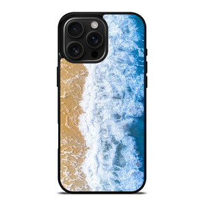 BLUE BEACH WAVES iPhone 16 Pro Max Case Cover BLUE BEACH WAVES iPhone 16 Pro Max Case Cover