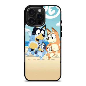 BLUEY HEELERS FAMILY CARTOON iPhone 16 Pro Max Case Cover