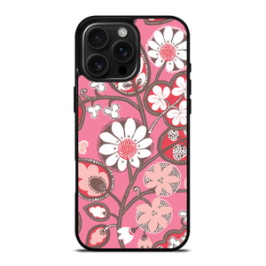 BLUSH PINK VERA BRADLEY PRINT iPhone 16 Pro Max Case Cover