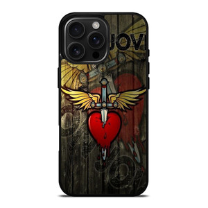 BON JOVI WOODEN LOGO iPhone 16 Pro Max Case Cover